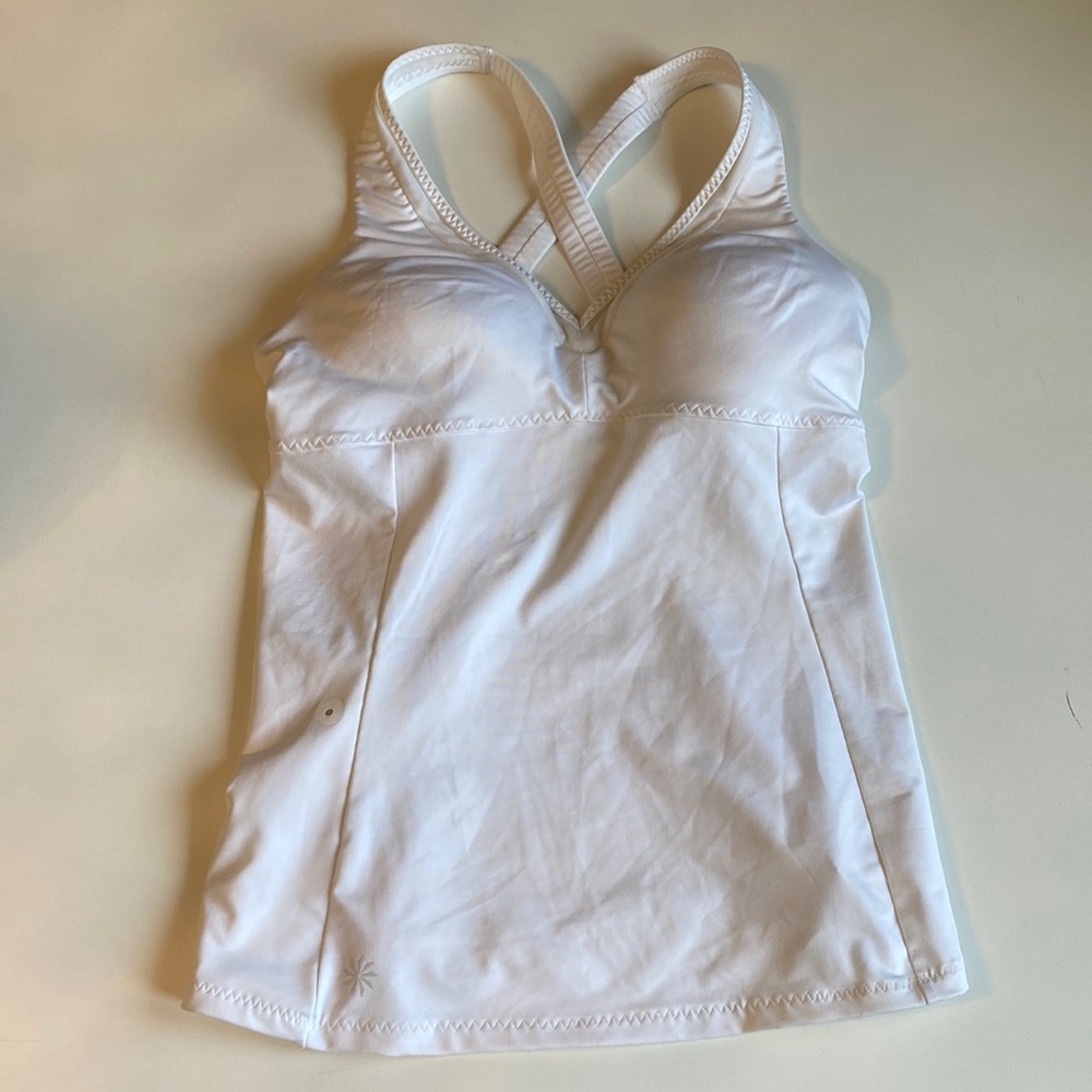 Athleta white tank top